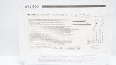 Avanos 8270-14-3.5-45 MIC-KEY Gastric-Jejunal Feeding Tube Kit 14Fr